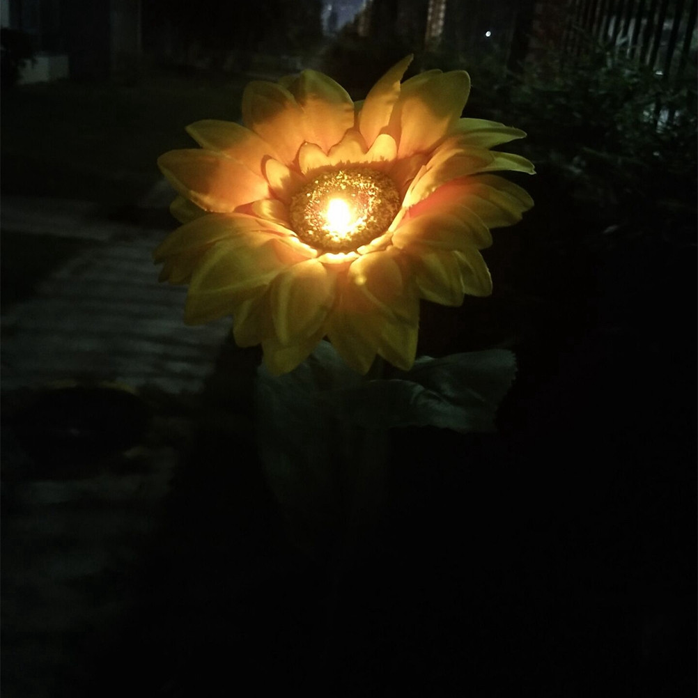 ไฟสวน LED รูปดอกทานตะวันพลังงา - Outdoor Lighting Pathway บทวิจารณ์และราคา