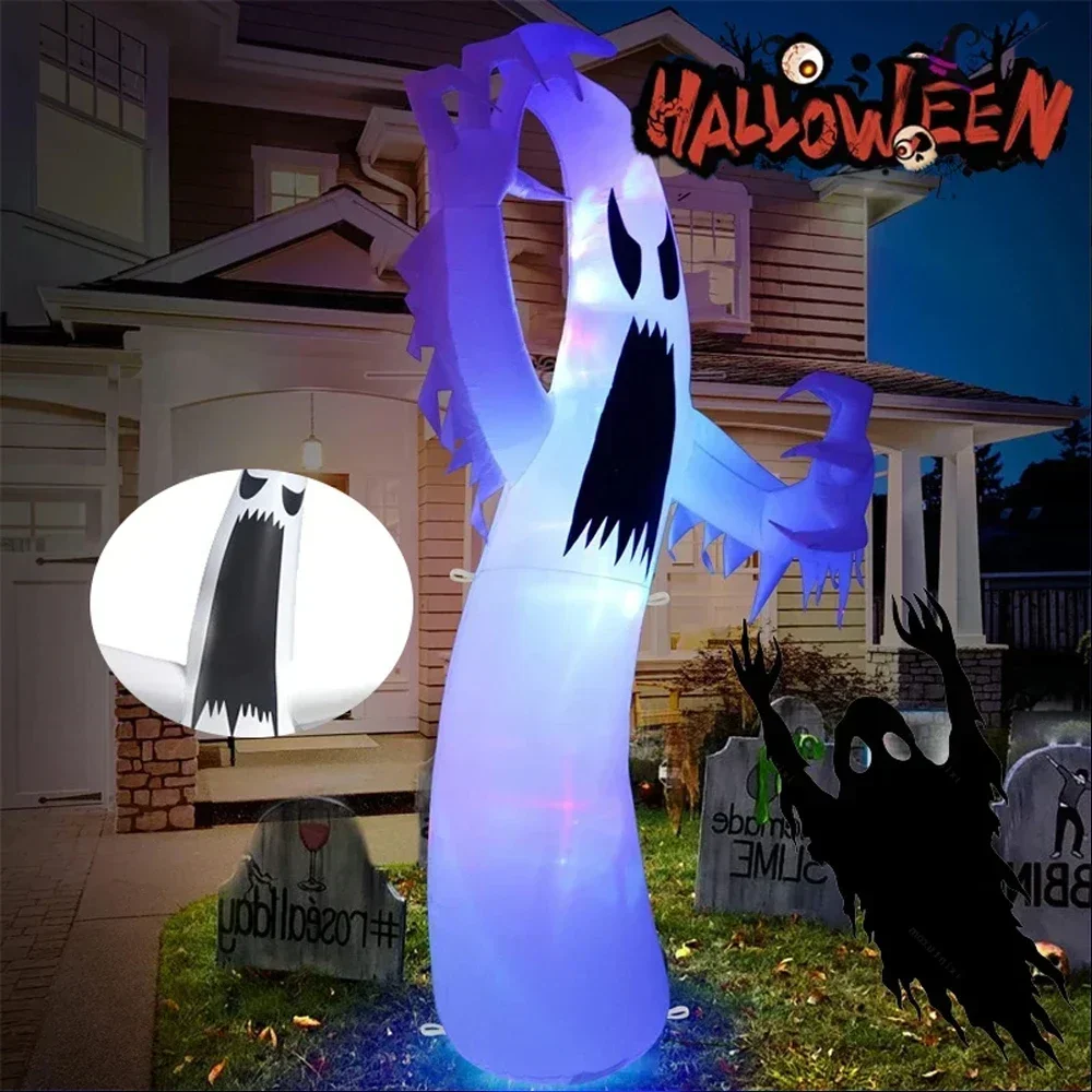 ฮาโลวีน Inflatable น่ากลัว Gho - Outdoor Lighting Effects บทวิจารณ์และราคา