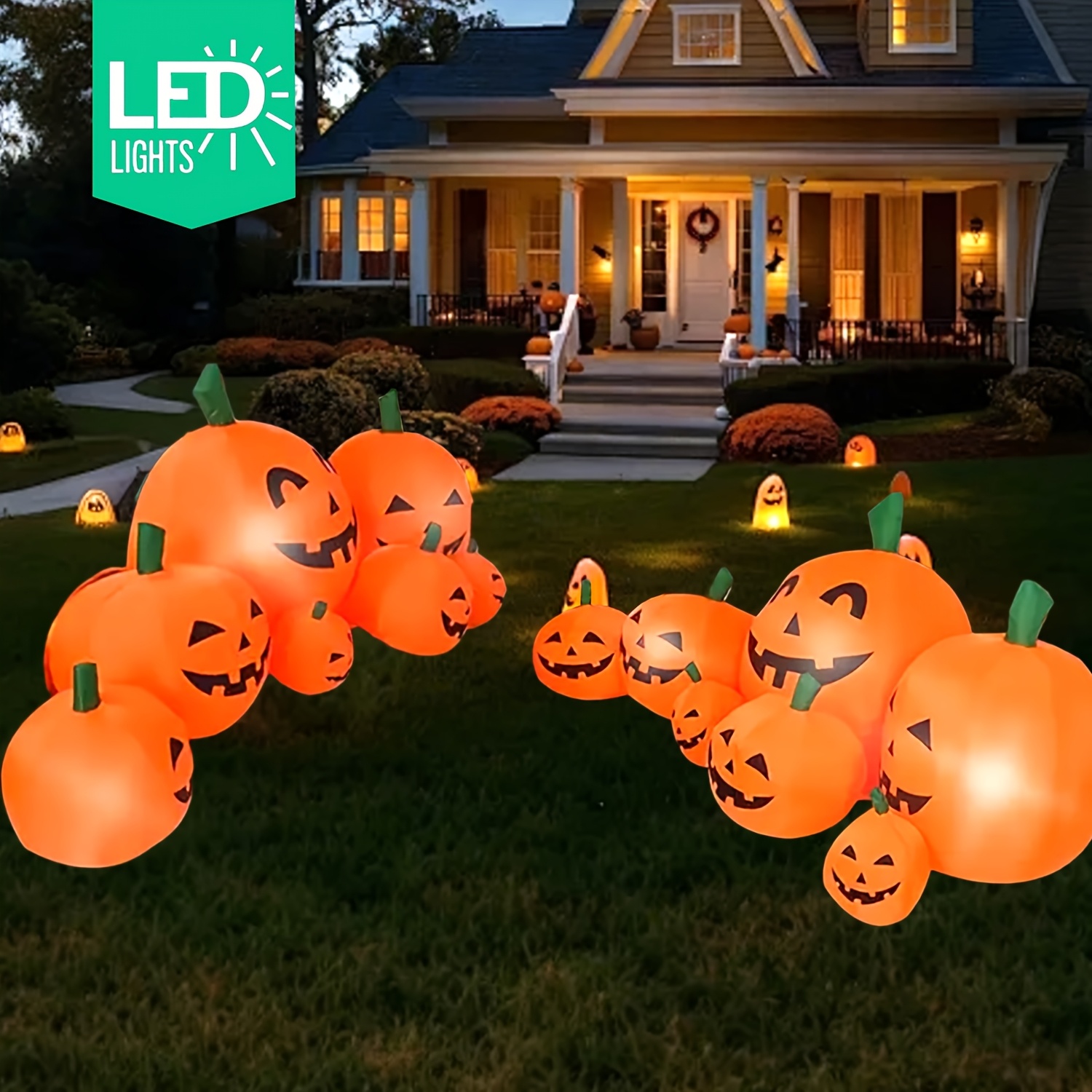 สินค้าใหม่! ชุดฟักทองเป่าลมฮาโ - Outdoor Lighting Effects บทวิจารณ์และราคา