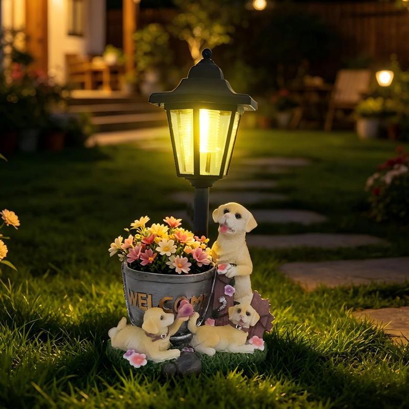 รูปปั้นกระถางต้นไม้โกลเด้นรีทร - Outdoor Lighting And Landscape บทวิจารณ์และราคา