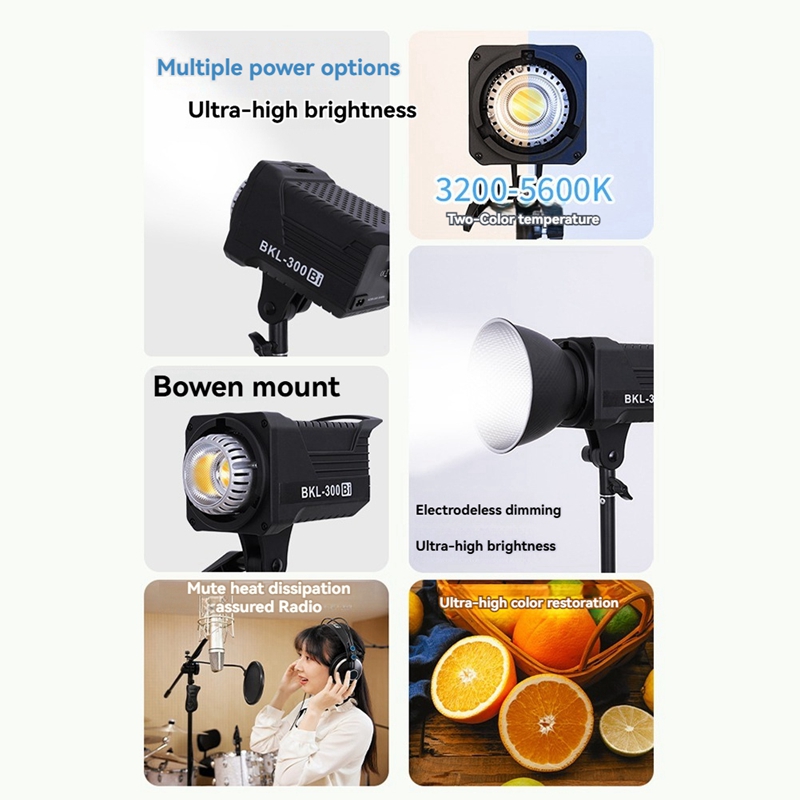 ไฟวิดีโอ LED แบบไบ 300W, ไฟ LE - Outdoor Lighting Wireless บทวิจารณ์และราคา