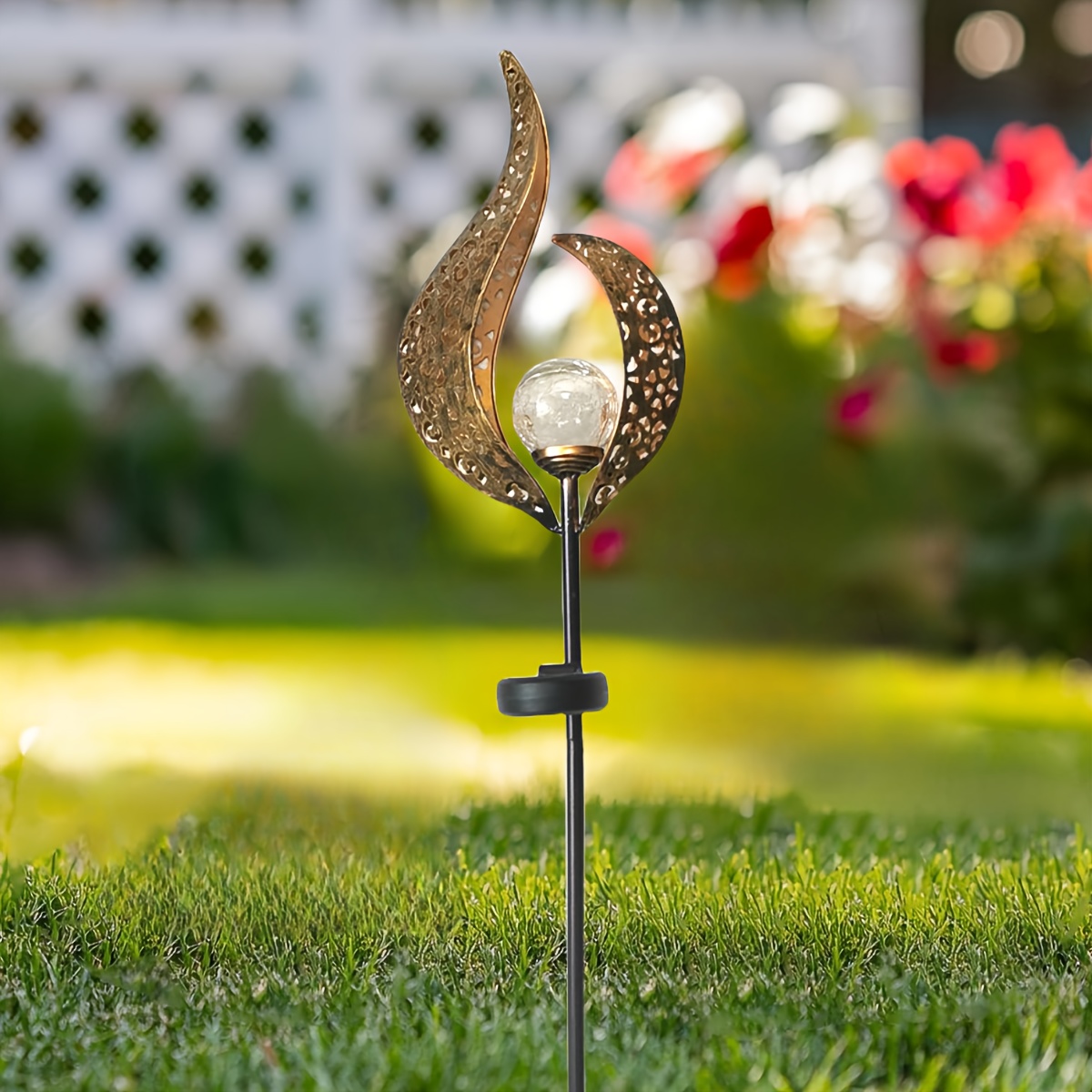 โคมไฟพลังงานแสงอาทิตย์สำหรับตก - Outdoor Lighting Pathway บทวิจารณ์และราคา
